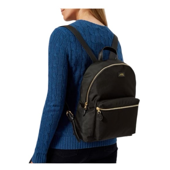 NWOT Lauren Ralph Lauren Women's
Chadwick Medium Backpack - Black - Picture 5 of 5
